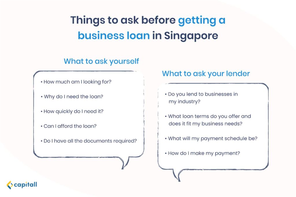 9 Things To Ask Before Getting A Business Loan In Singapore