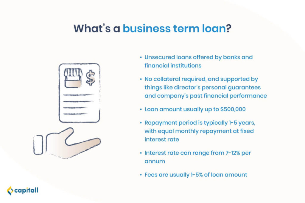 Infographic on business term loan